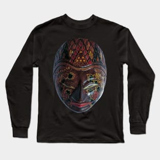 batik masks Long Sleeve T-Shirt